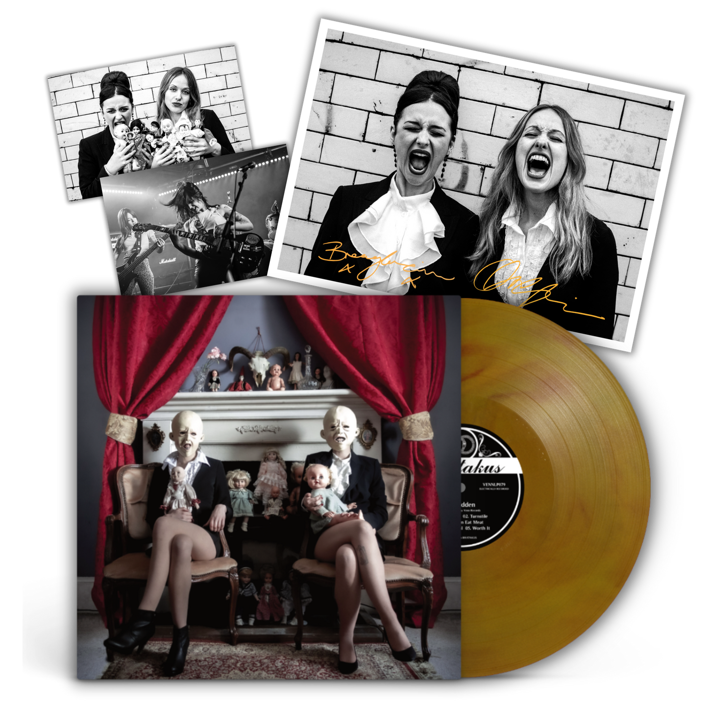 Bratakus - Hagridden Vinyl with SIGNED Photo and Postcards.