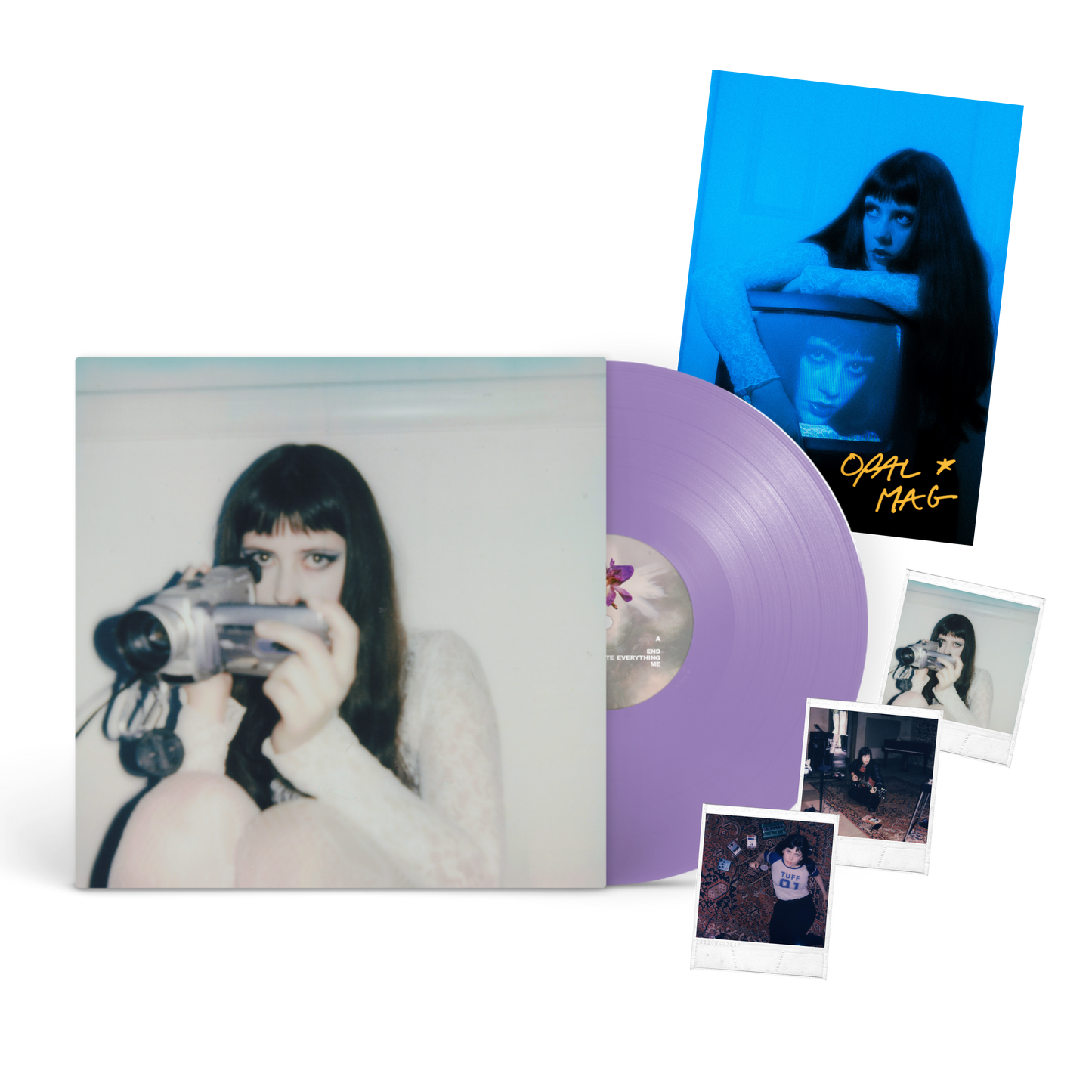 Opal Mag - Goodbye Lavender Vinyl and Signed Photo Set
